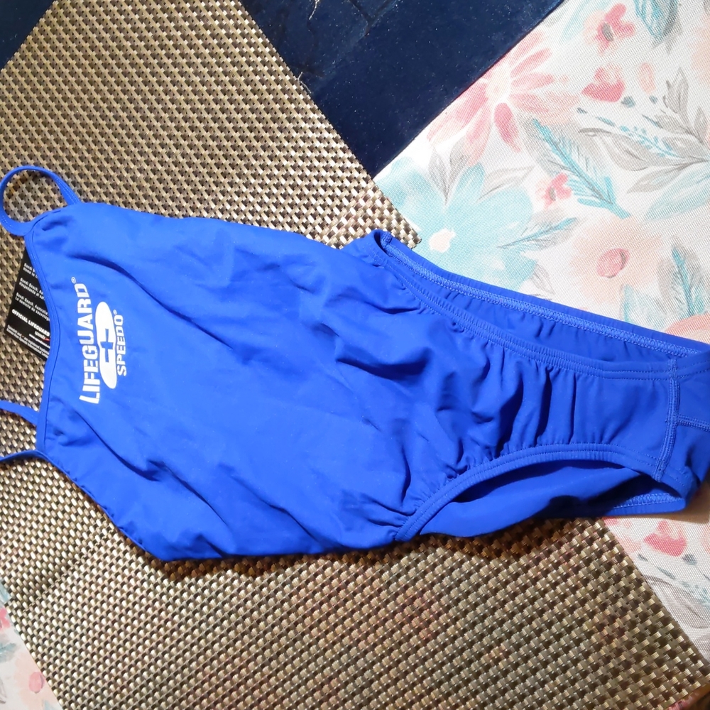 Speedo Lifeguard Racerback Swimsuit - Picture 3 of 11